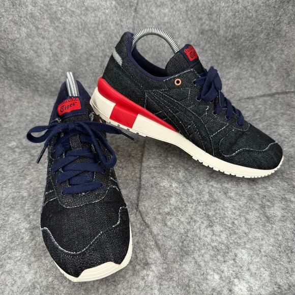 Onitsuka Tiger X Okayama Denim Ally Sneakers US for Men 7.5 25.5cm Navy Blue 234